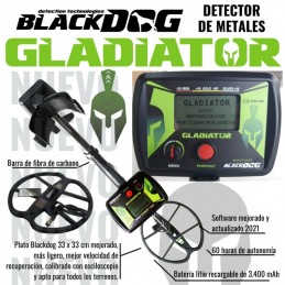 Detector de metales Blackdog Gladiador