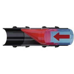 Válvula anti-retorno para saneamiento (membrana cónica) 125mm x 240mm
