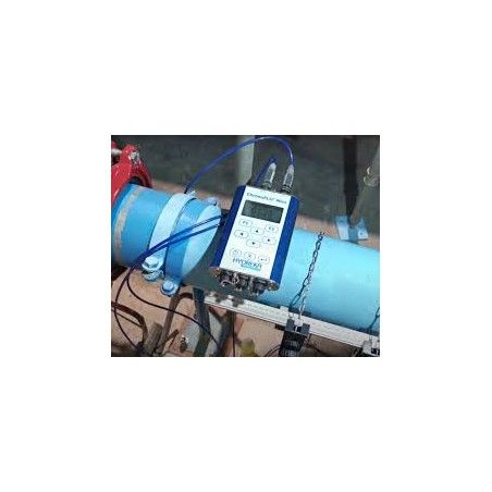 El caudalímetro ChronoFLO Mini medición de caudal por ondas de aluminio